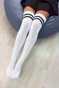 Why Do Thigh-High Socks Tend to Slide Down on Plus-Size Individuals?